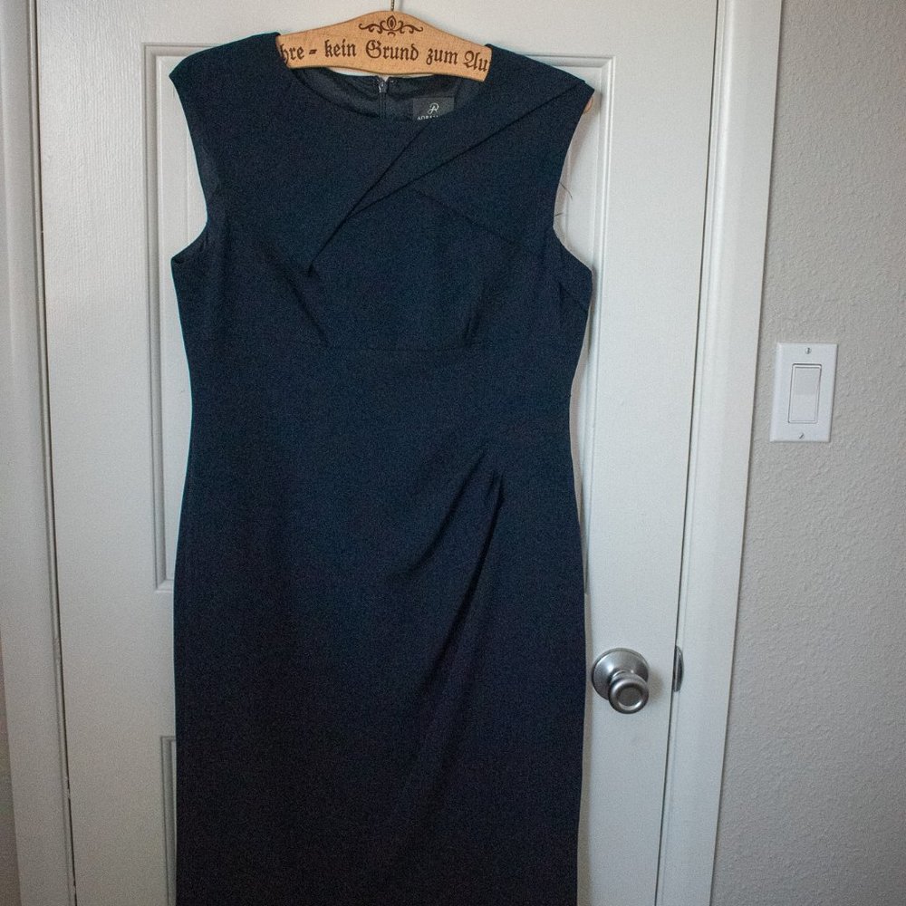 Adrianna Papell Navy Size 12 midi dress
